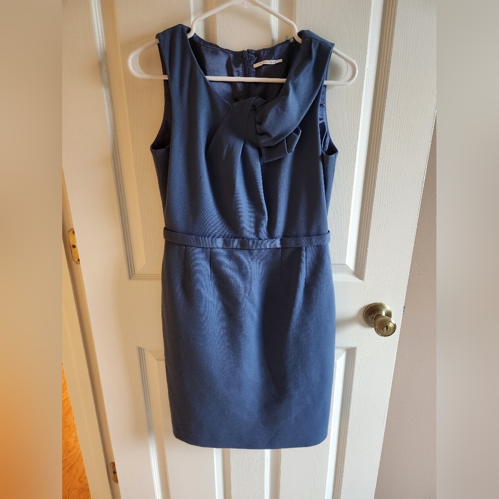 Tahari blue dress